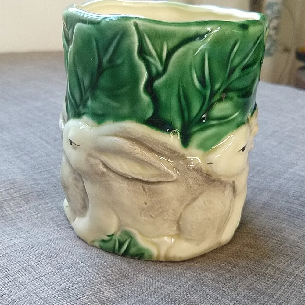 Vintage 80's Kitch Bunny Rabbit Mug Cup Halden Group